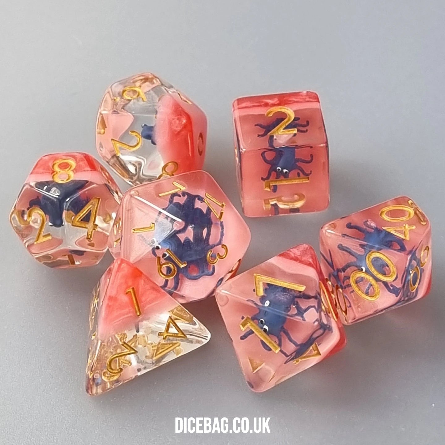 Kraken Junior - Kraken/Octopus Dungeons & Dragons Poly Dice Set