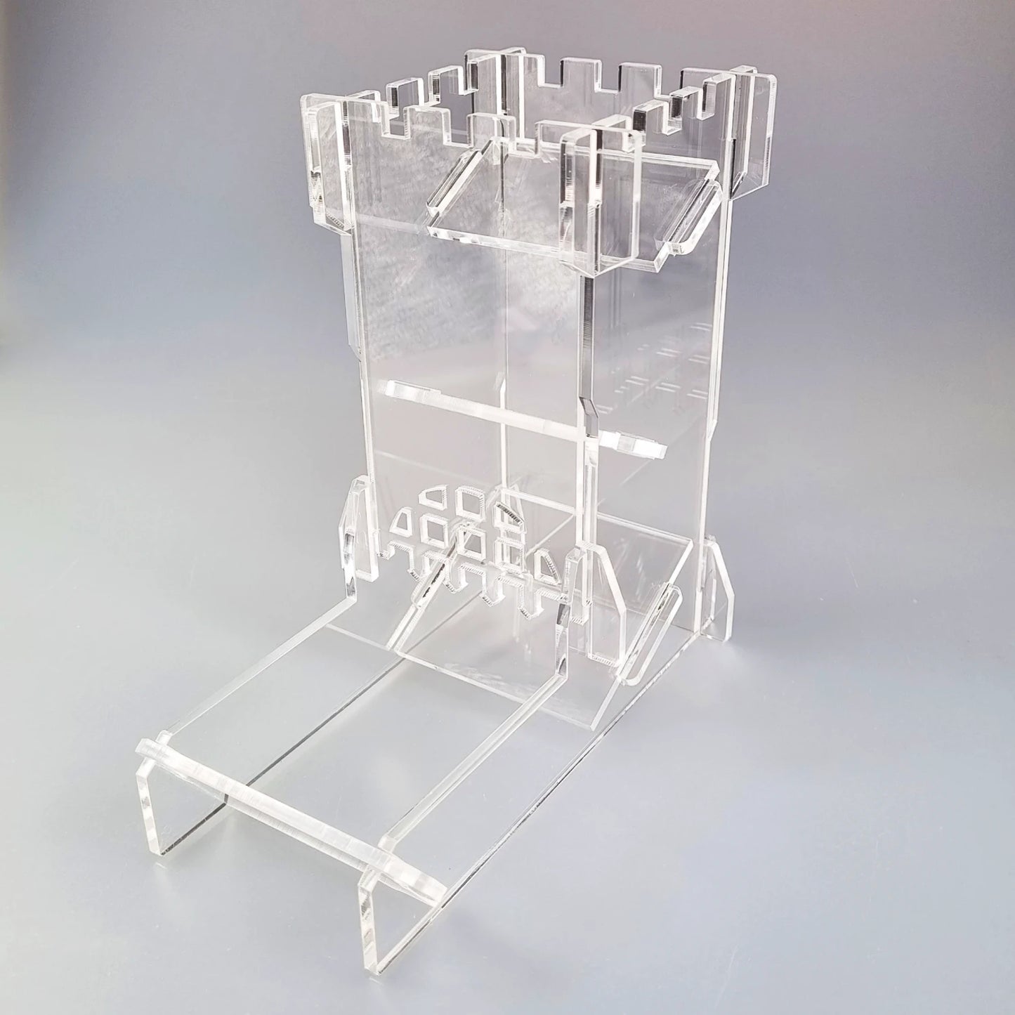 Crystal Cascades Clear Castle Dice Tower