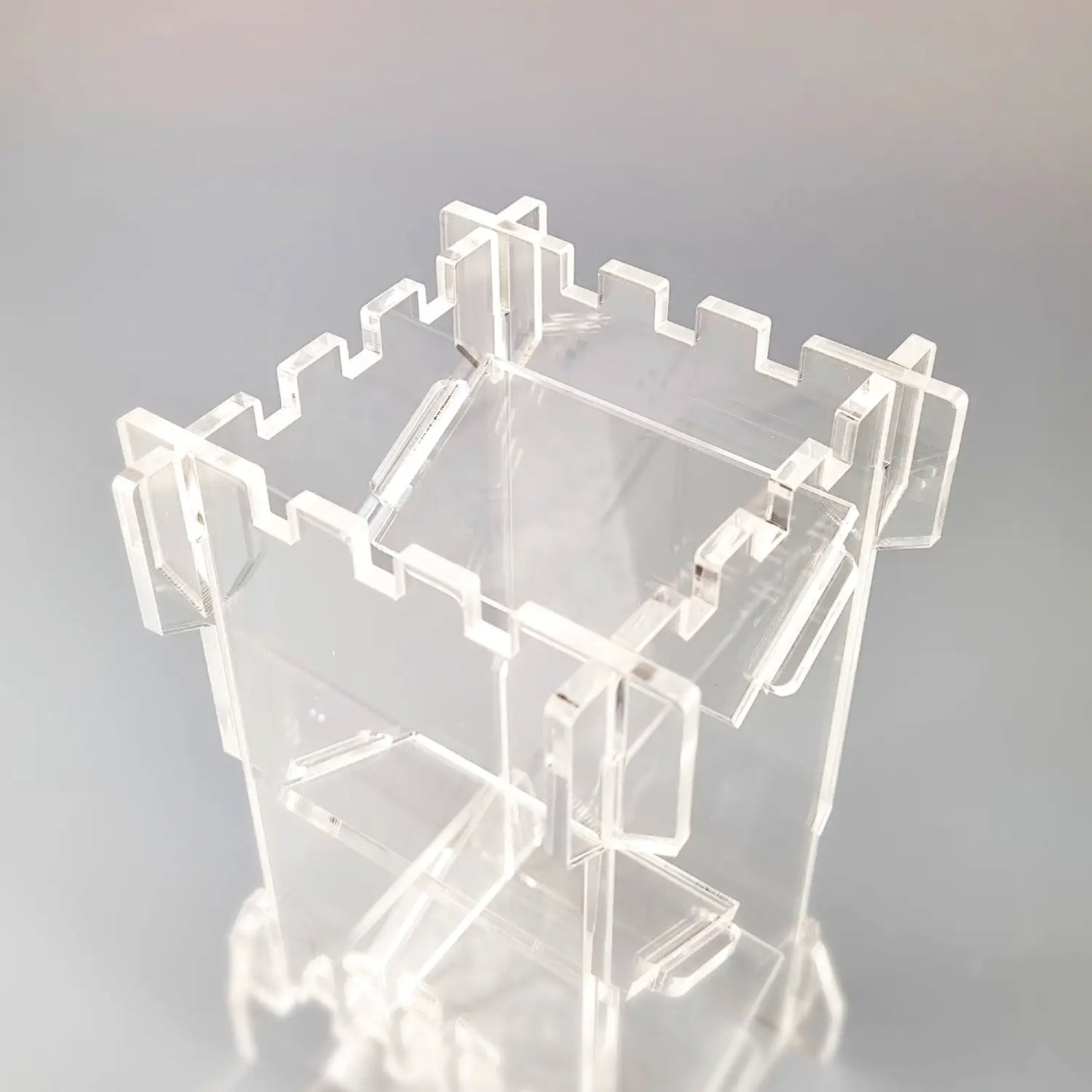 Crystal Cascades Clear Castle Dice Tower