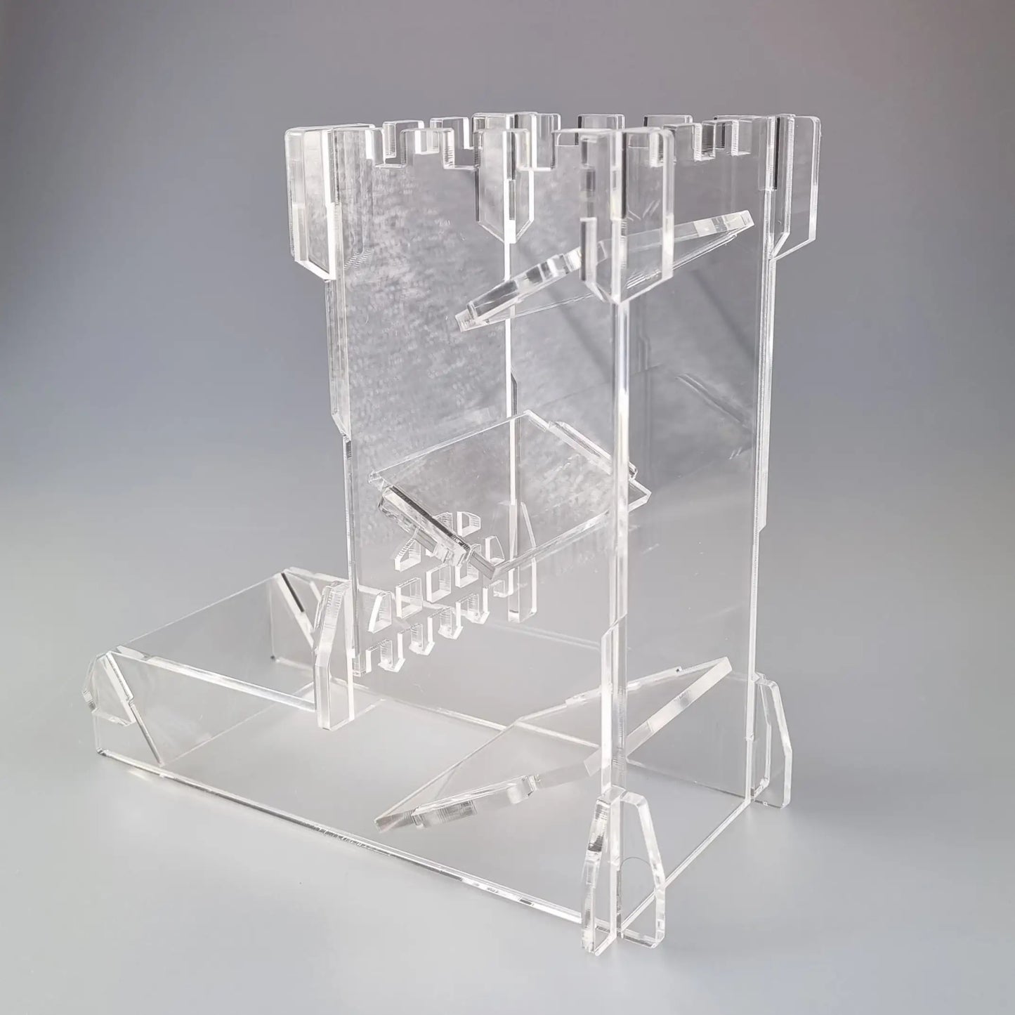 Crystal Cascades Clear Castle Dice Tower