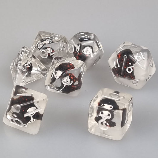 Grim Reaper Polyhedral Dice Set - DiceBag.co.uk