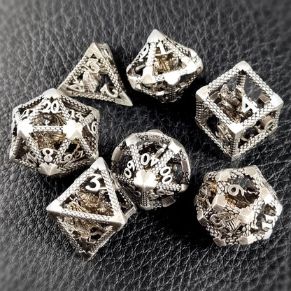 Dragon's Hollow Metal Dnd Dice Set