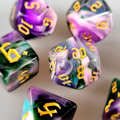 Pink Mystic Haze Dungeons & Dragons Dice Set