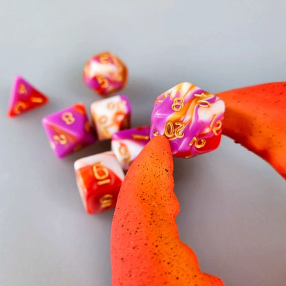 Fruit Salad Quad-Colour Dungeons & Dragons Dice Set