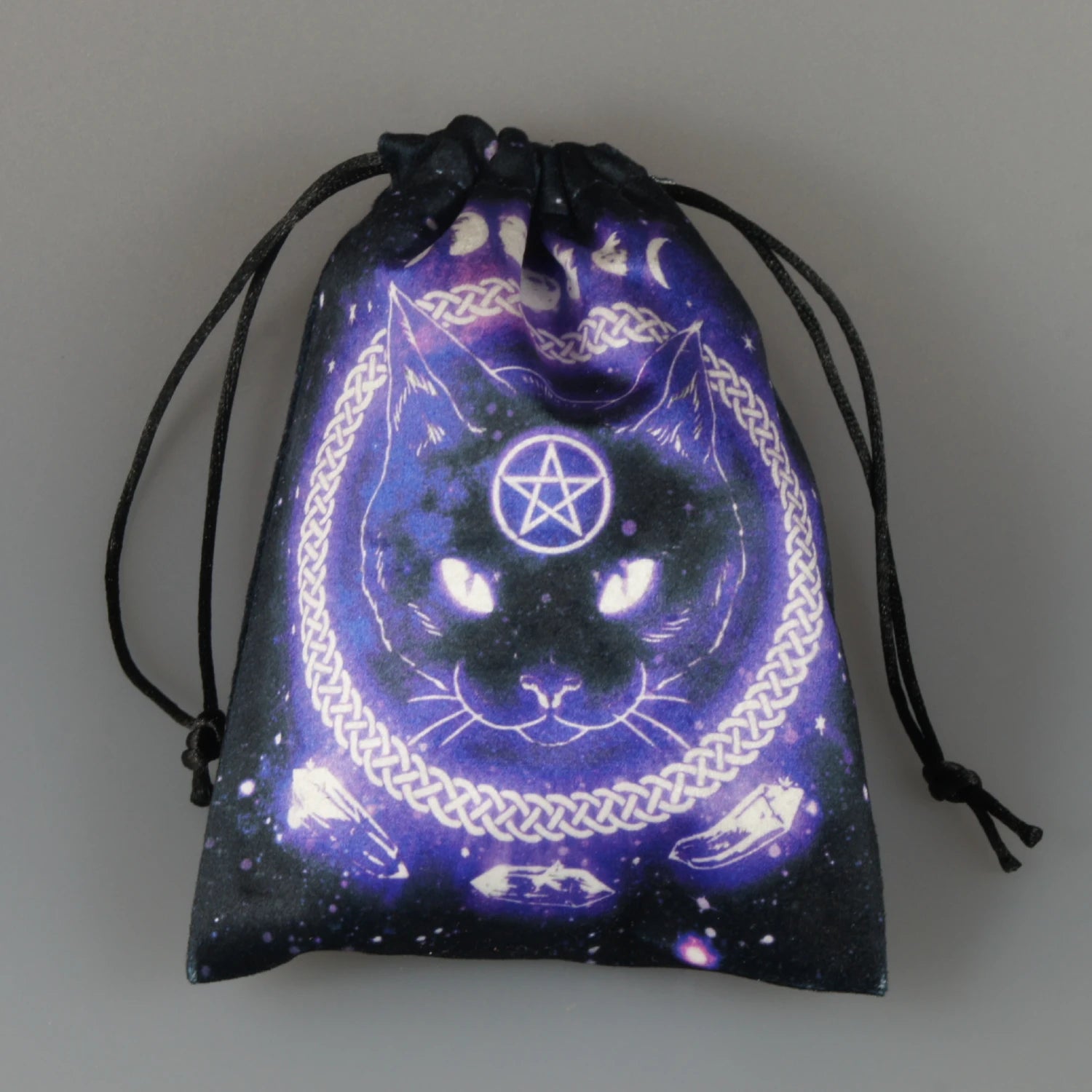 Mage's Moggie Fantasy Drawstring Dice Bag