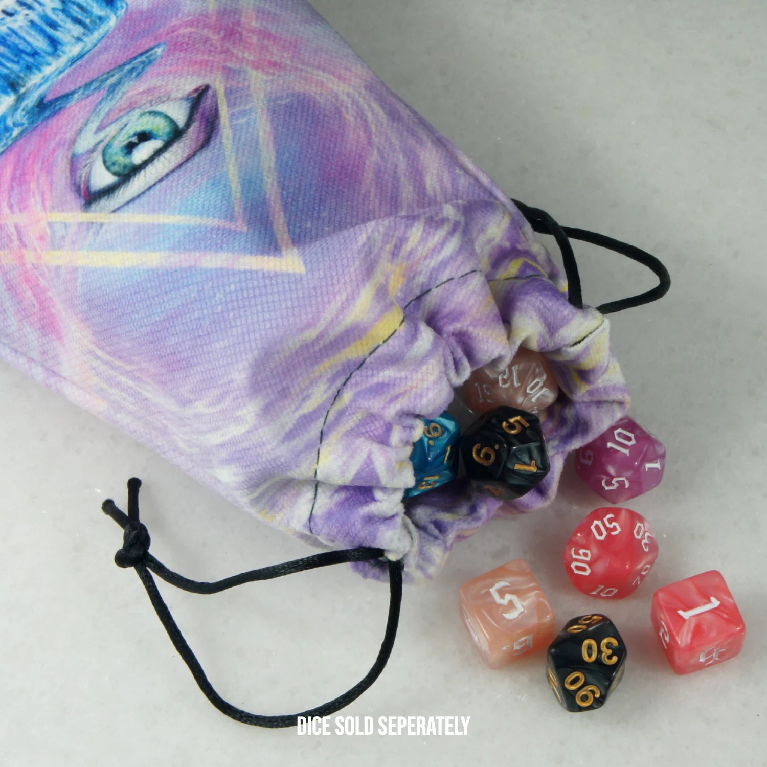 Dream River Fantasy Drawstring Dice Bag