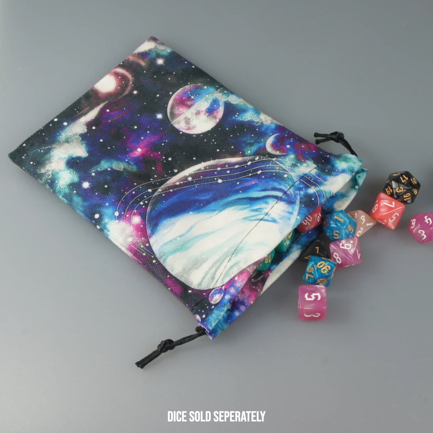 Astro Pouch Celestial Drawstring Dice Bag