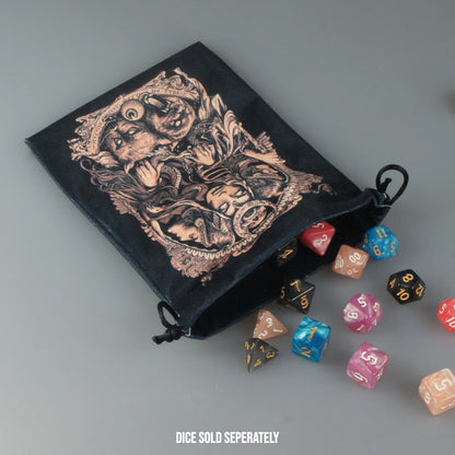 Dungeon Delver's Fantasy Drawstring Dice Bag