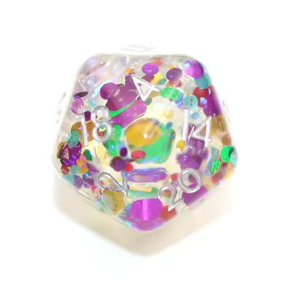 Victorious Party Confetti DnD Dice Set