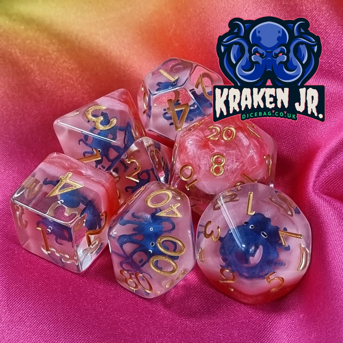 Kraken Junior - Kraken/Octopus Dungeons & Dragons Poly Dice Set